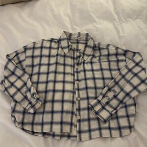 Madewell Cropped Flannel